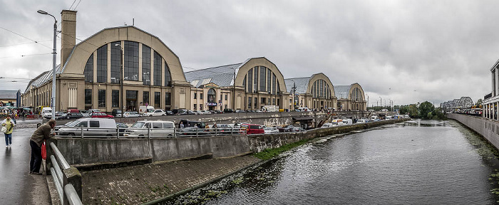 Moskauer Vorstadt (Maskavas forstate): Rigaer Zentralmarkt (Luftschiffhallen)