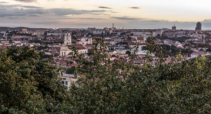 Vilnius Blick vom Berg der drei Kreuze: Altstadt