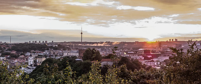 Blick vom Berg der drei Kreuze: Altstadt Vilnius