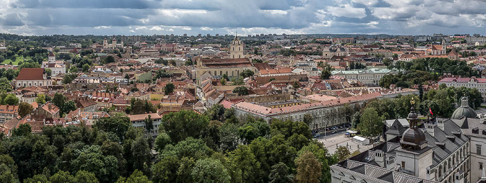 Blick vom Gediminas-Turm (Obere Burg): Altstadt Vilnius