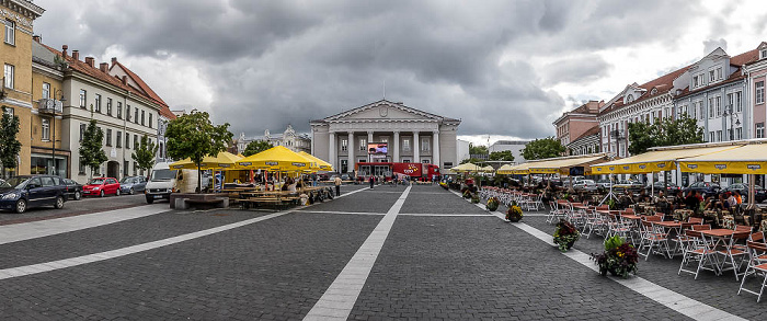 Altstadt: Rathausplatz mit Rathaus Vilnius