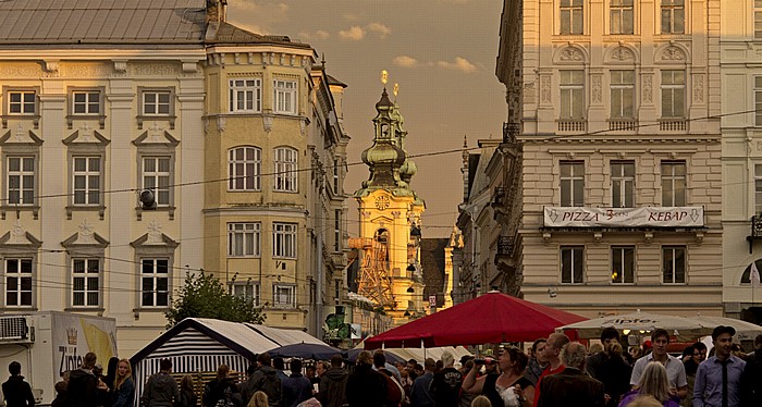 Linz Altstadtviertel: Hauptplatz, Landstraße, Ursulinenkirche