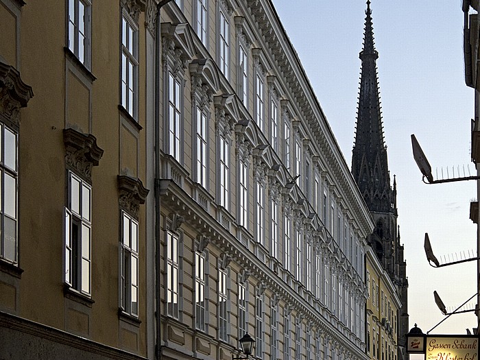 Linz Altstadtviertel: Bischofstraße, Mariendom (Neuer Dom)