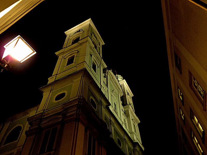 Rathausviertel: Jesuitenkirche (Alter Dom)  Linz