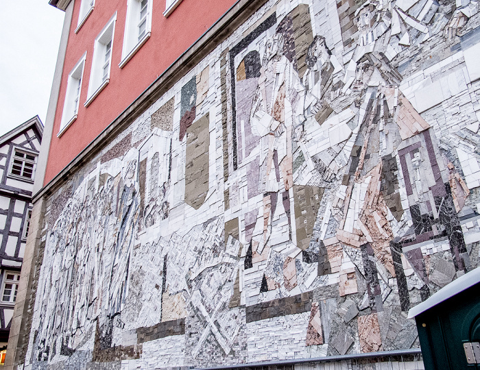 Altstadt: Rathaus - Mosaik Die Weiber von Schorndorf Schorndorf