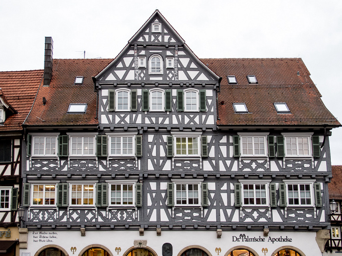 Altstadt: Marktplatz - Palm'sche Apotheke Schorndorf