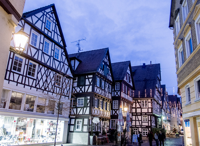 Schorndorf Altstadt: Höllgasse Weinstube zum Büchsenmacher