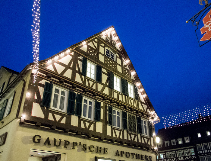 Schorndorf Altstadt: Marktplatz - Gaupp'sche Apotheke