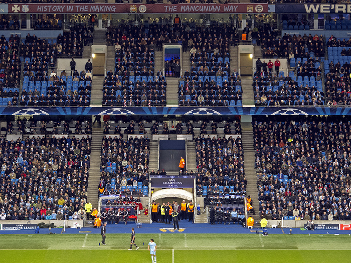 City of Manchester Stadium (Etihad Stadium): Haupttribüne