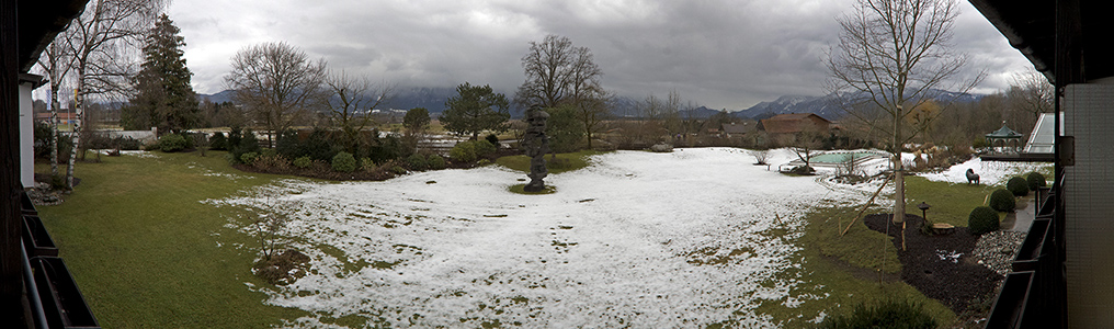 Blick vom Alpenhof: Bayerische Voralpen Murnau