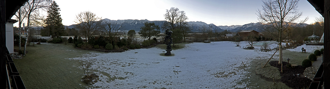 Blick vom Alpenhof: Bayerische Voralpen Murnau