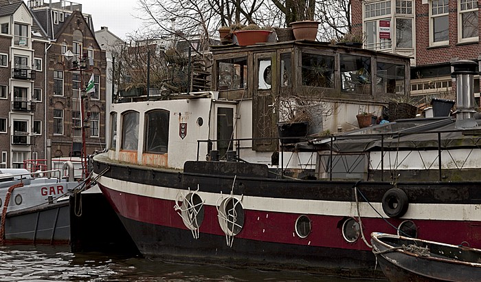 Amsterdam Oudeschans: Hausboot