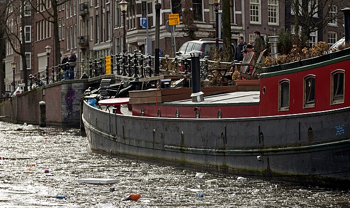 Prinsengracht: Hausboot Amsterdam