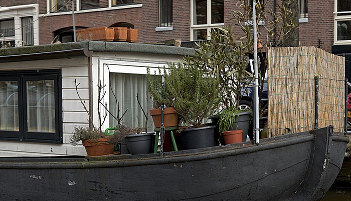 Prinsengracht: Hausboot Amsterdam