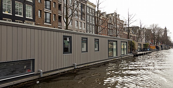 Prinsengracht: Hausboote Amsterdam