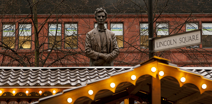 Manchester Lincoln Square: Abraham-Lincoln-Denkmal