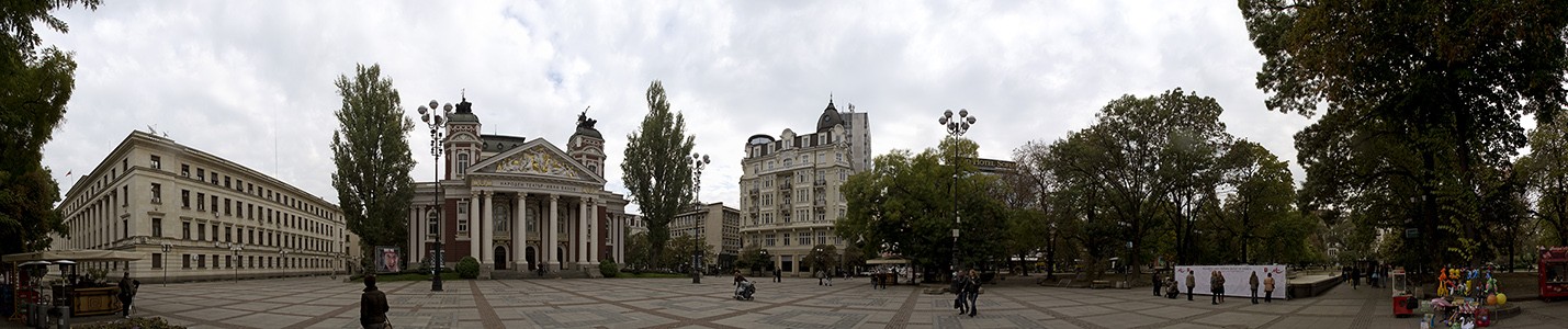 Stadtgarten mit dem Nationaltheater Iwan Wasow Sofia