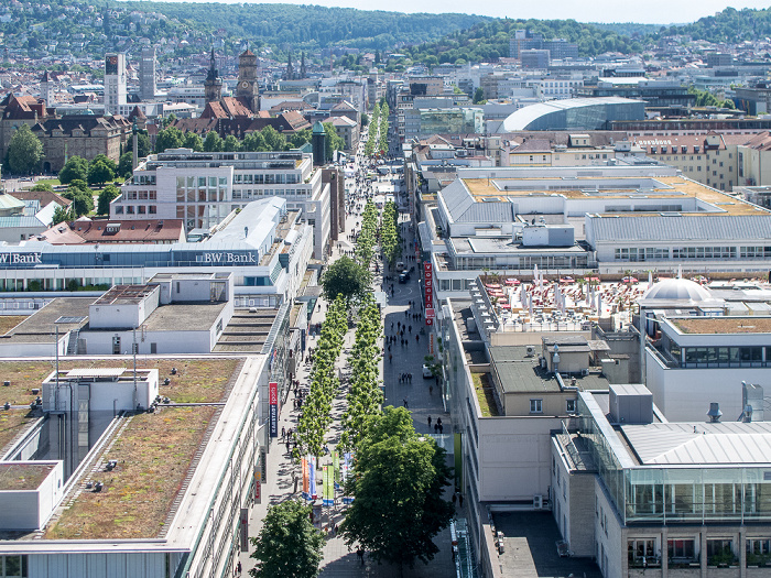 Hauptbahnhof: Blick vom Bahnhofsturm Stuttgart