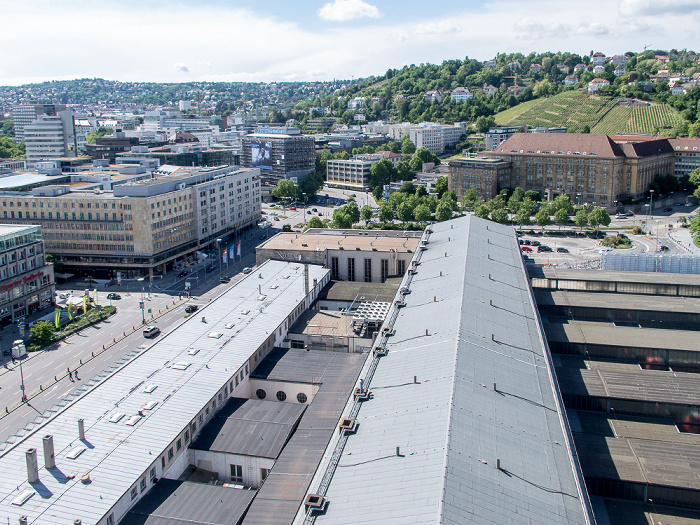 Hauptbahnhof: Blick vom Bahnhofsturm Stuttgart