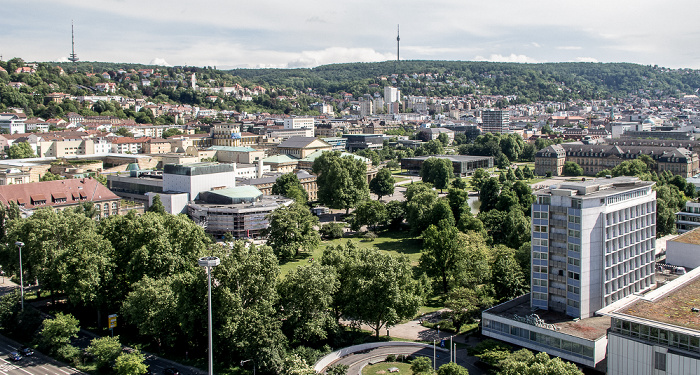 Hauptbahnhof: Blick vom Bahnhofsturm Stuttgart