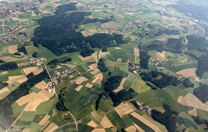 Bayern - Landkreis Pfaffenhofen an der Ilm Ilmmünster Reichertshausen Scheyern Luftbild aerial photo
