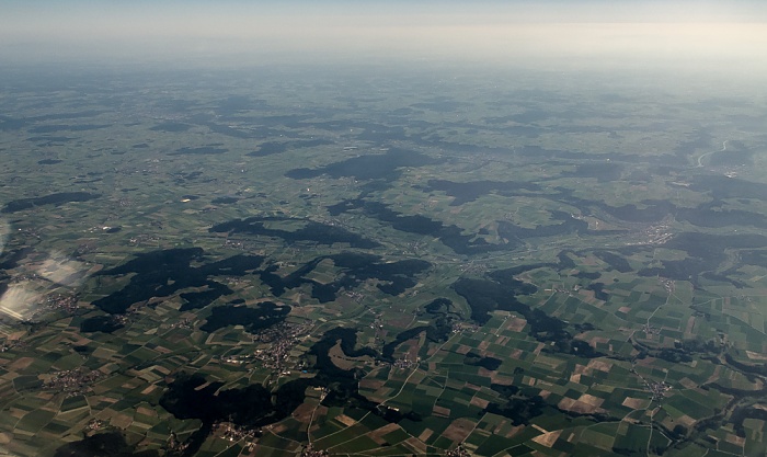 Bayern - Landkreis Roth Greding Main-Donau-Kanal Thalmässing Luftbild aerial photo