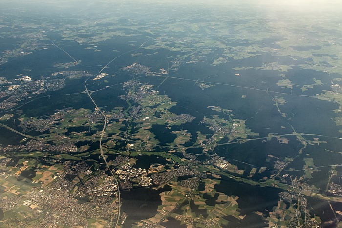 Bayern - Landkreis Roth Luftbild aerial photo