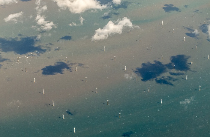 Ärmelkanal (English Channel): Offshore-Windkraftanlagen England