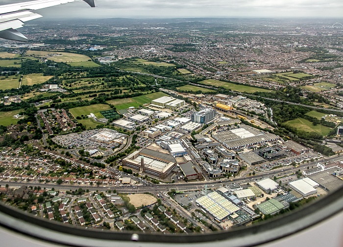 London Borough of Hounslow A4 road M4 motorway Osterley Park Luftbild aerial photo