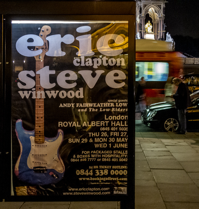 London Royal Albert Hall: Konzertplakat für Eric Clapton & Steve Winwood