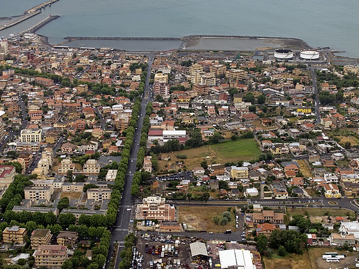 Latium - Fiumicino Luftbild aerial photo