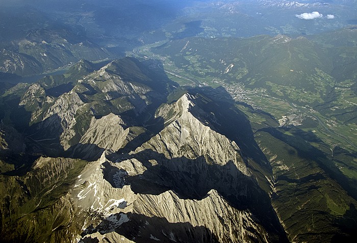 Tirol - Karwendel (Inntalkette, Alpen), Inntal Achensee Luftbild aerial photo