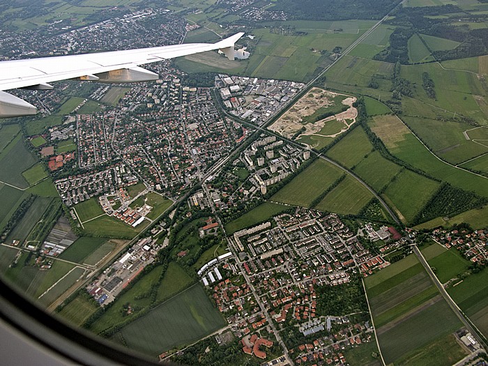 Bayern - Landkreis Fürstenfeldbruck: Puchheim Luftbild aerial photo