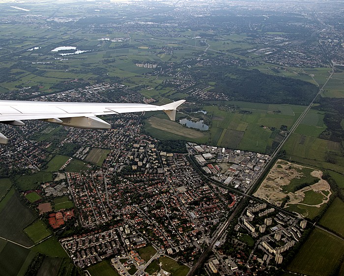 Bayern - Landkreis Fürstenfeldbruck: Gröbenzell (links), Puchheim Landkreis Fürstenfeldbruck