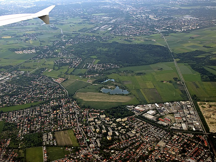 Bayern - Landkreis Fürstenfeldbruck: Gröbenzell (links), Puchheim Landkreis Fürstenfeldbruck