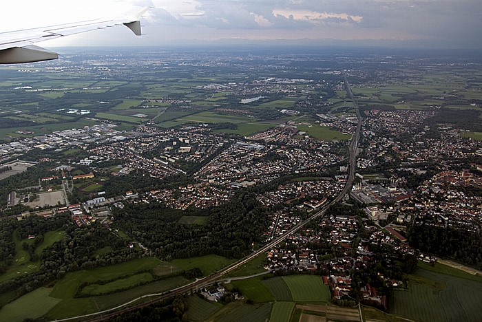 Bayern - Landkreis Dachau: Dachau Luftbild aerial photo