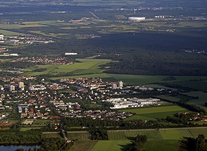 Bayern - Landkreis München: Unterschleißheim Luftbild aerial photo