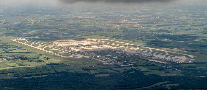 Bayern - Landkreis Freising: Isarauen, Flughafen Franz Josef Strauß Landkreis Freising