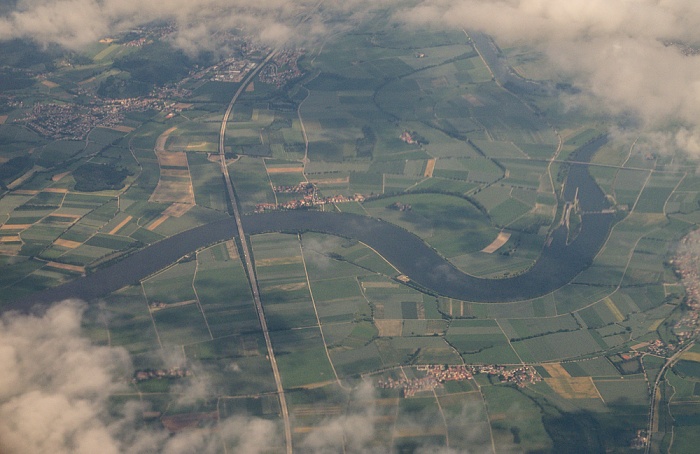 Bayern - Landkreis Regensburg: Bundesautobahn A 3, Donau Landkreis Regensburg