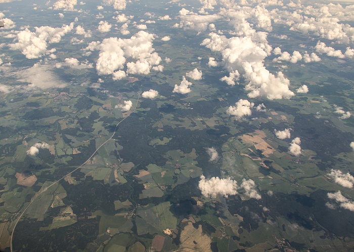 Plzensky kraj: Dálnice D 5 (Europastraße E 50) Luftbild aerial photo