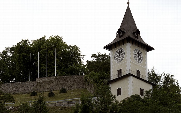 Bruck an der Mur Schlossberg: Uhrturm