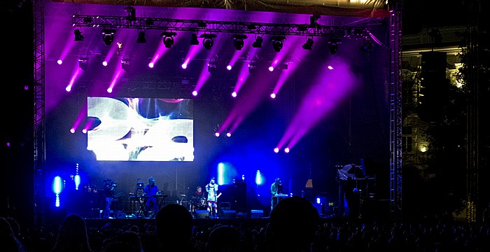 Vilnius Kathedralenplatz: Konzert während des Stadtfestes Hauptstadttage 2011