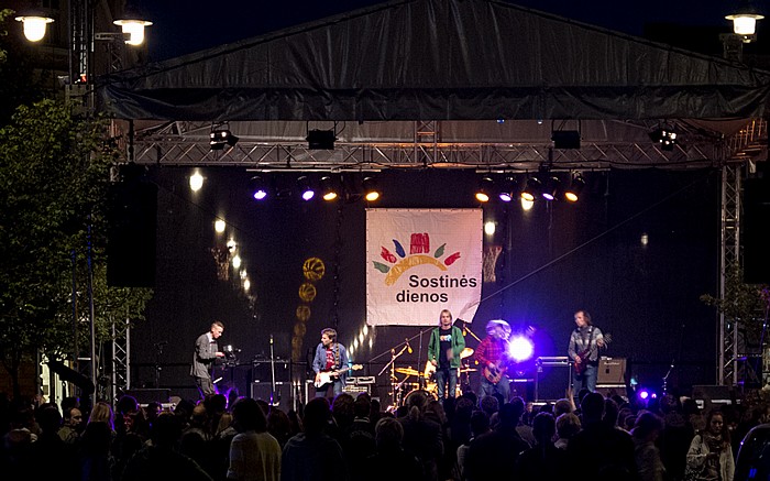 Vilnius Gedimino prospektas: Konzert während des Stadtfestes Hauptstadttage 2011