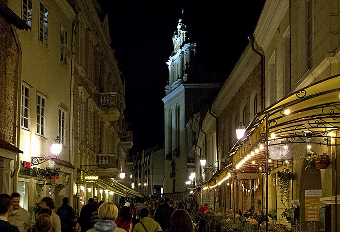 Altstadt: Pilies gatve, Universitätskirche St. Johannes Vilnius