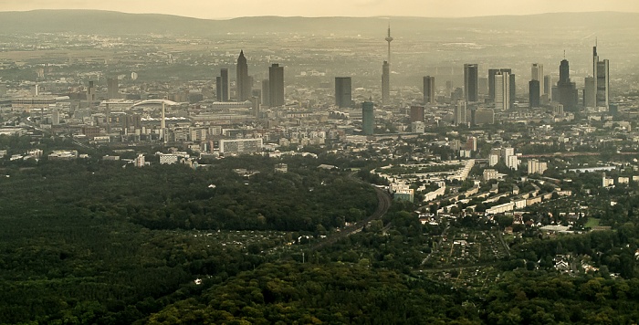 Frankfurter Bankenviertel / Europaturm (Fernsehturm) Frankfurt am Main