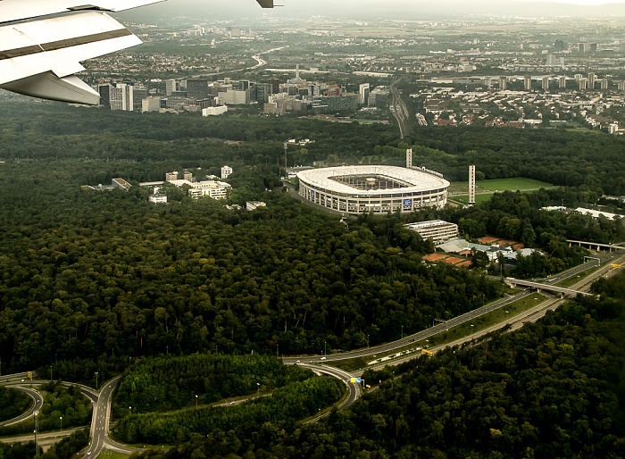 Frankfurt am Main Frankfurter Stadtwald (Sachsenhausen): Commerzbank-Arena Luftbild aerial photo