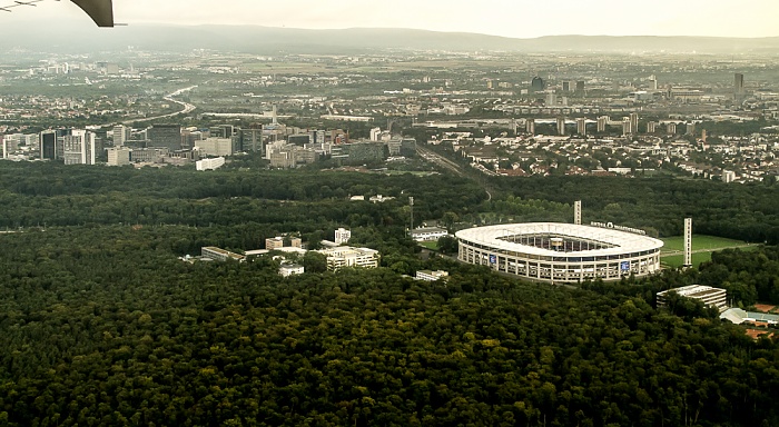 Frankfurt am Main Frankfurter Stadtwald (Sachsenhausen): Commerzbank-Arena Niederrad Luftbild aerial photo