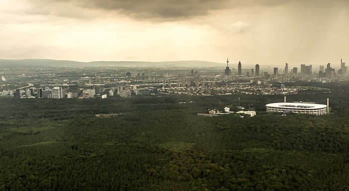 Frankfurt am Main Frankfurter Stadtwald (Sachsenhausen) Commerzbank-Arena Frankfurter Bankenviertel Griesheim Niederrad Luftbild aerial photo