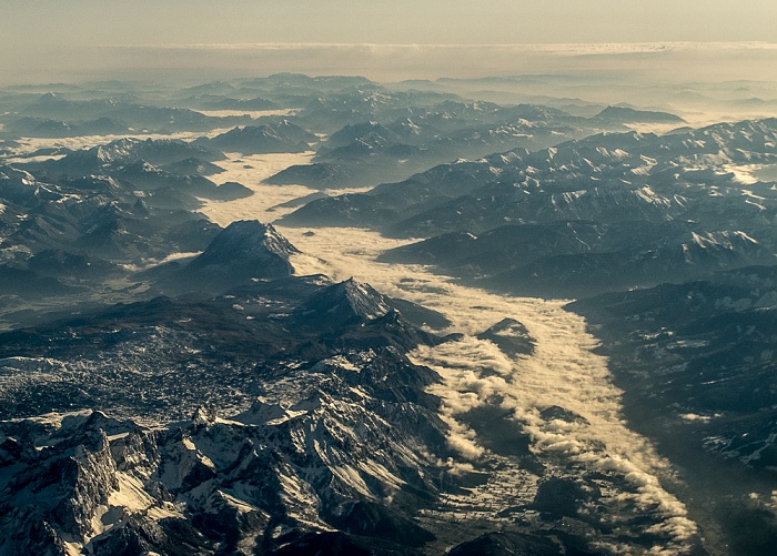 Alpen Luftbild aerial photo