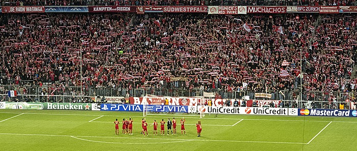 Allianz Arena: Nach dem Champions League-Halbfinalhinspiel FC Bayern München - Real Madrid